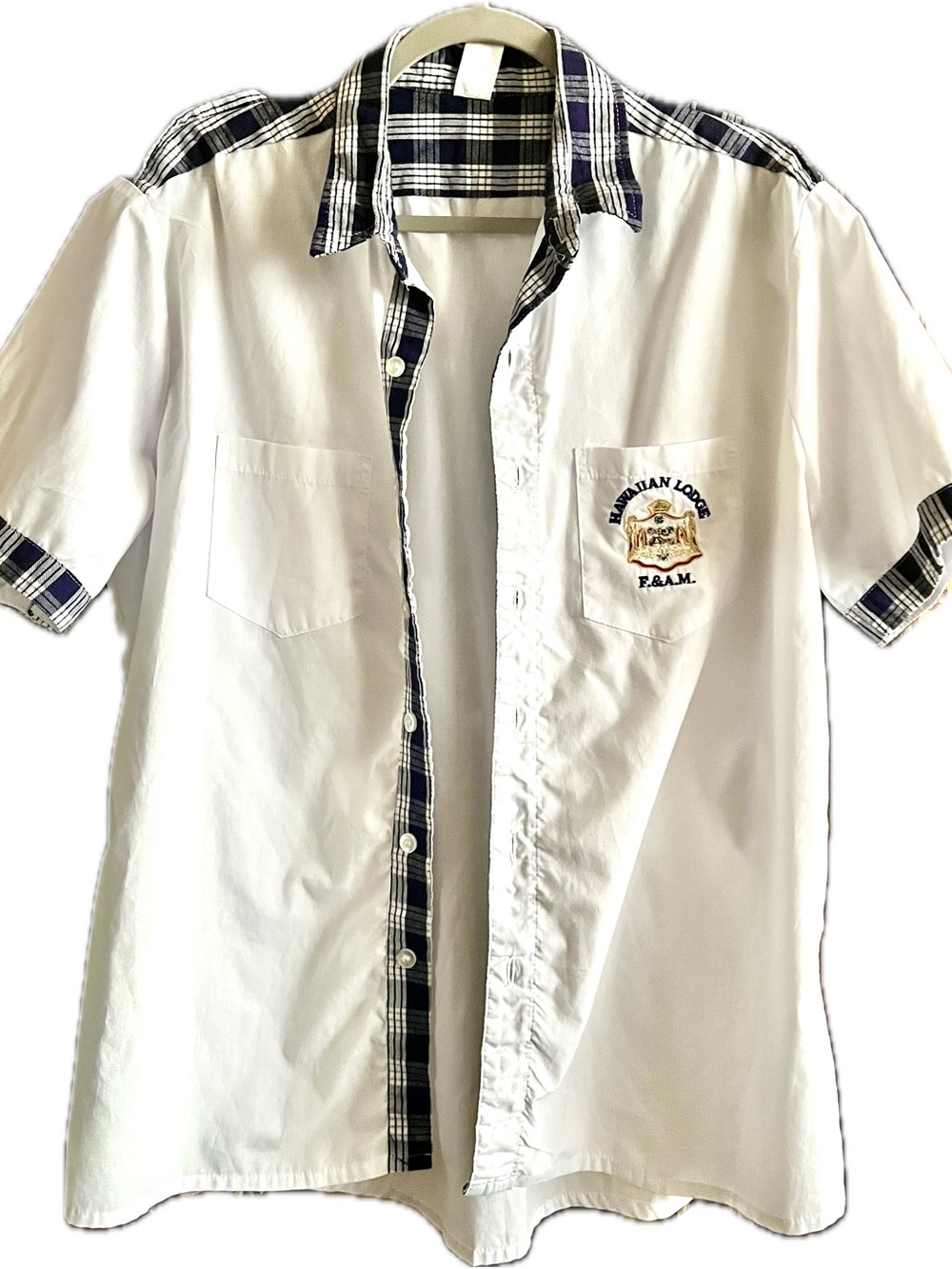 Hawaiian Lodge F.&A.M. Crest Patch Palaka Shirt